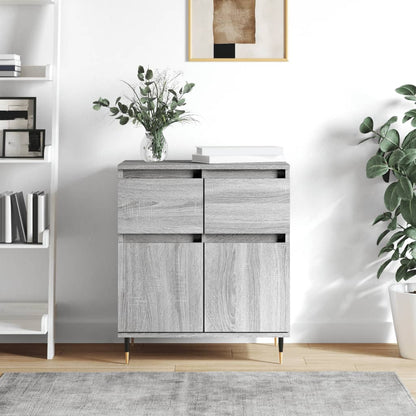 Credenza Grigio Sonoma 60x35x70 cm in Legno Multistrato - homemem39