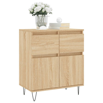 Credenza Rovere Sonoma 60x35x70 cm in Legno Multistrato - homemem39