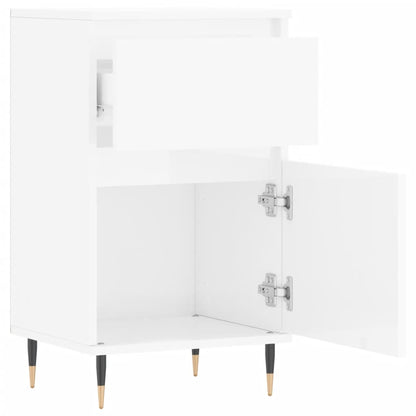 Credenze 2 pz Bianco Lucido 40x35x70 cm in Legno Multistrato - homemem39