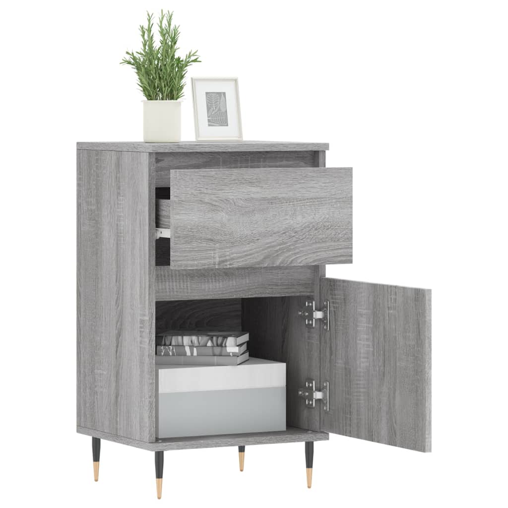 Credenze 2 pz Grigio Sonoma 40x35x70 cm in Legno Multistrato - homemem39