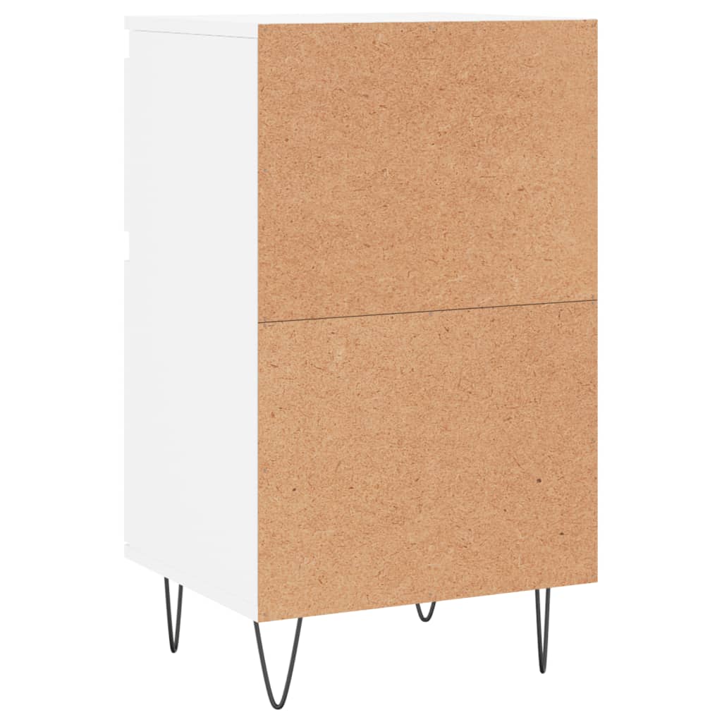 Credenza Bianca 40x35x70 cm in Legno Multistrato - homemem39