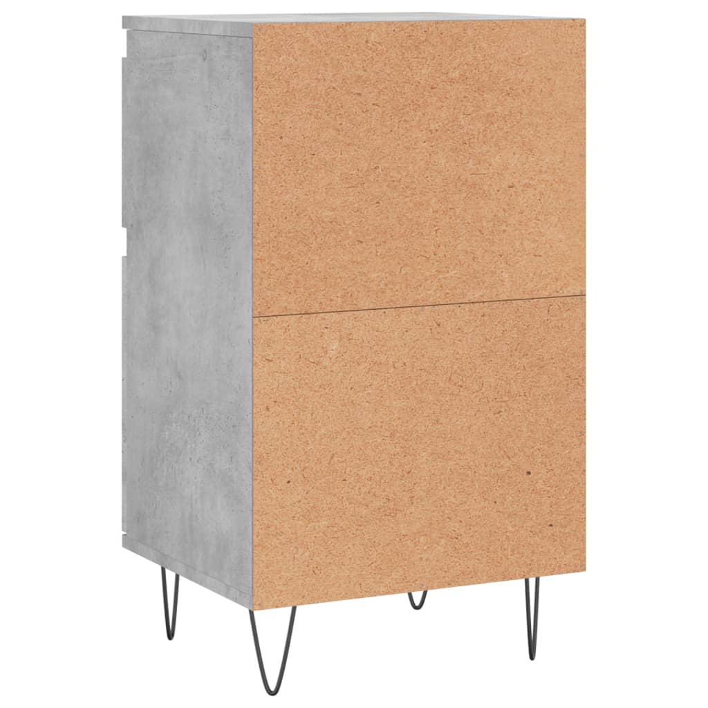 Credenza Grigio Cemento 40x35x70 cm in Legno Multistrato - homemem39