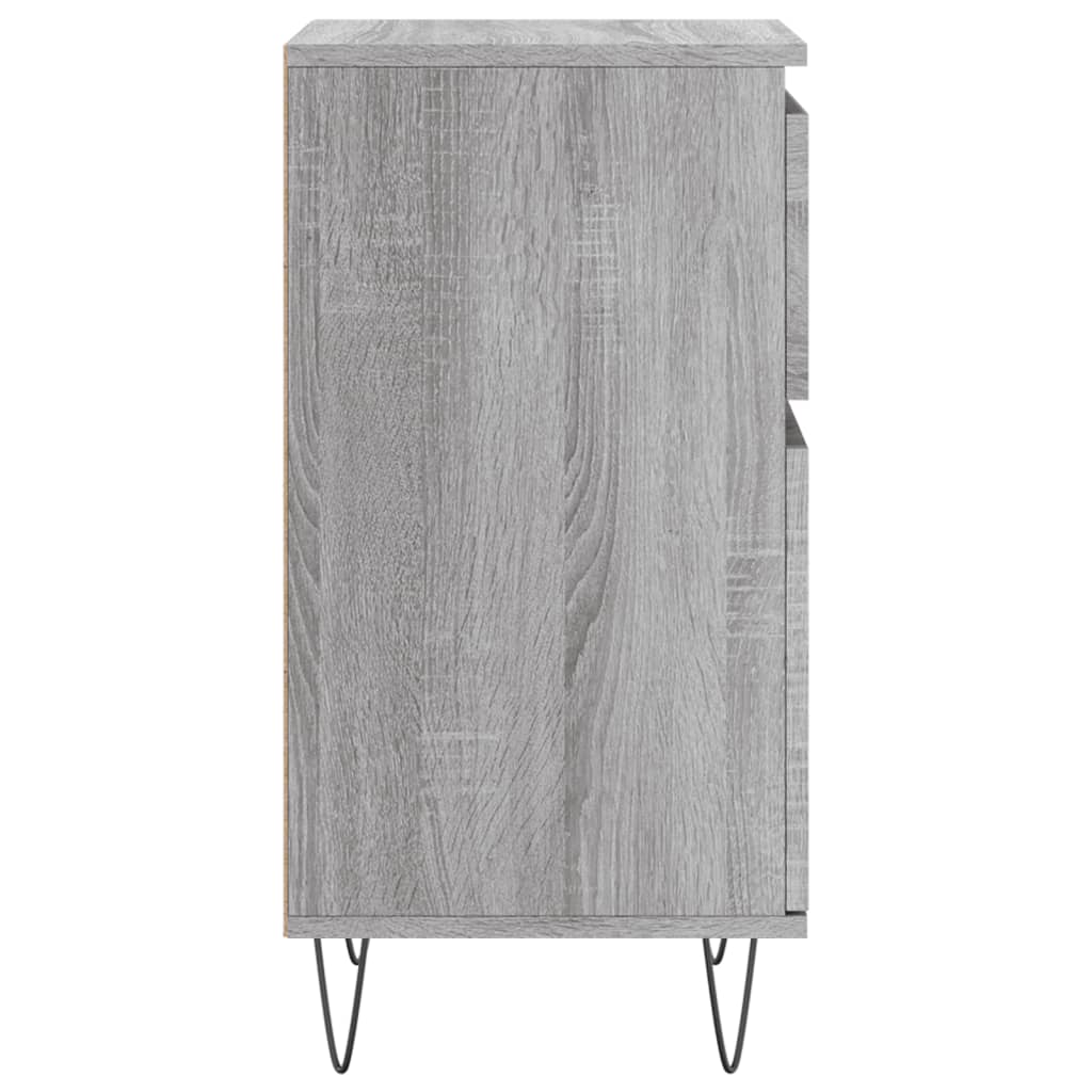 Credenza Grigio Sonoma 40x35x70 cm in Legno Multistrato - homemem39