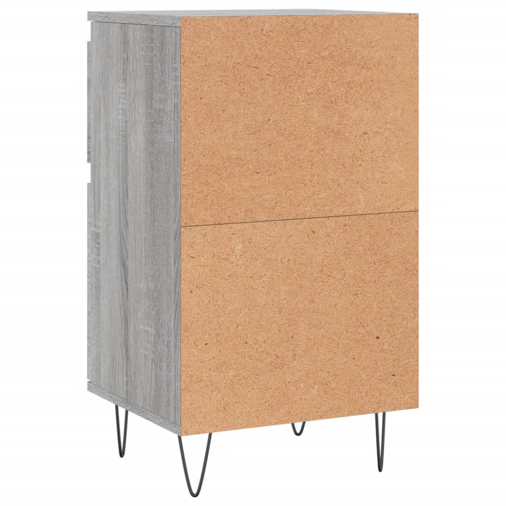 Credenza Grigio Sonoma 40x35x70 cm in Legno Multistrato - homemem39