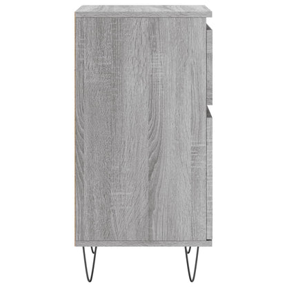 Credenze 2 pz Grigio Sonoma 40x35x70 cm in Legno Multistrato - homemem39