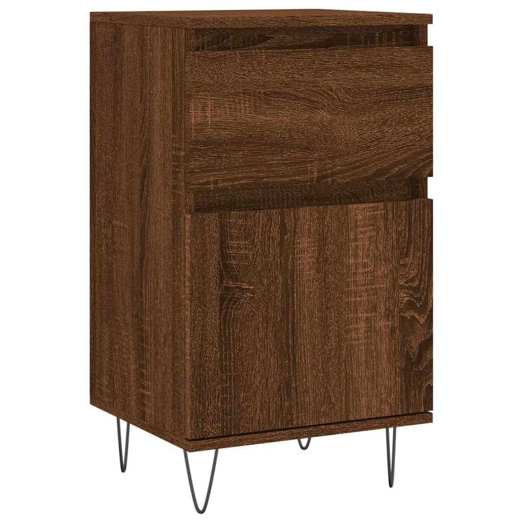 Credenza Rovere Marrone 40x35x70 cm in Legno Multistrato - homemem39