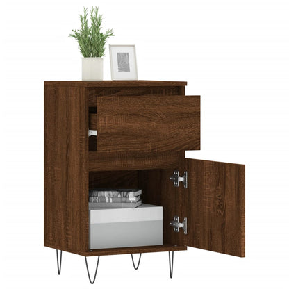 Credenza Rovere Marrone 40x35x70 cm in Legno Multistrato - homemem39