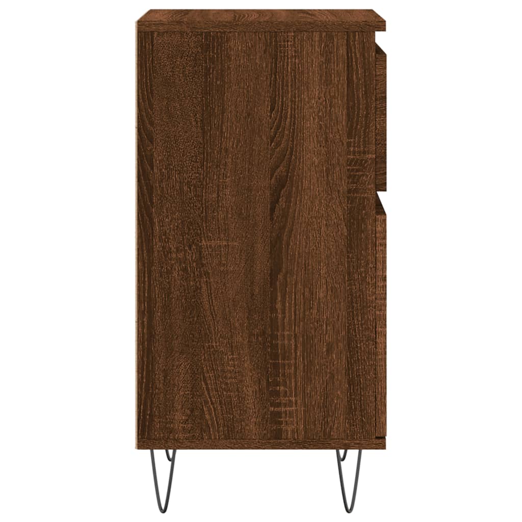 Credenza Rovere Marrone 40x35x70 cm in Legno Multistrato - homemem39