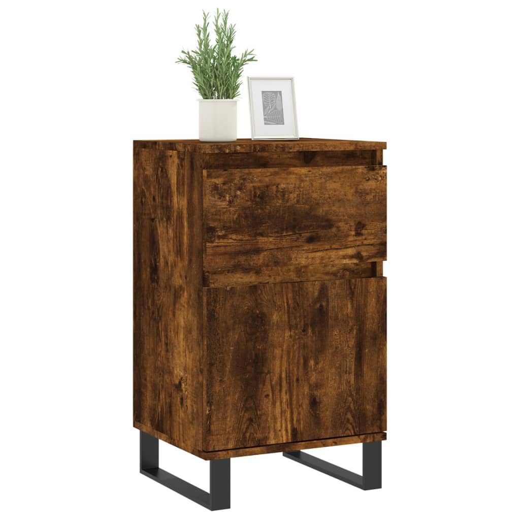 Credenza Rovere Fumo 40x35x70 cm in Legno Multistrato - homemem39