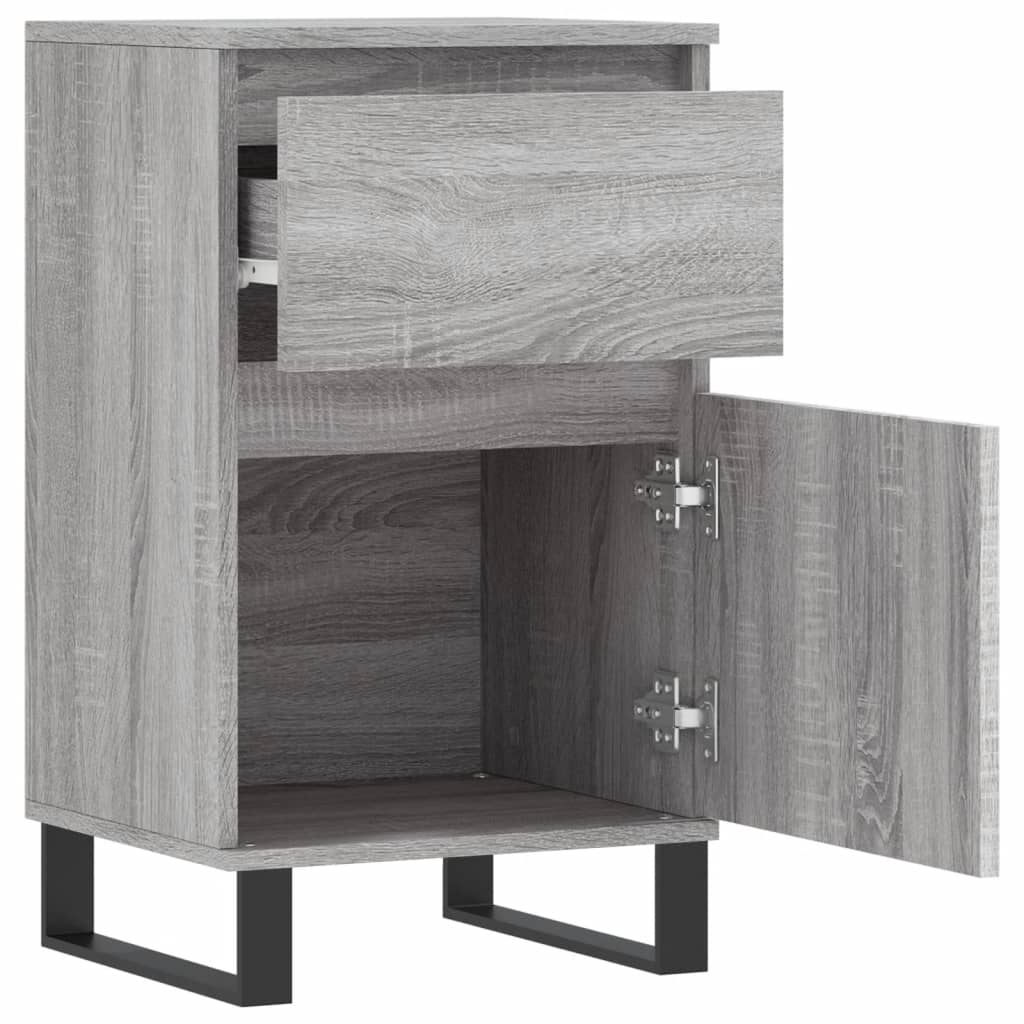 Credenza Grigio Sonoma 40x35x70 cm in Legno Multistrato - homemem39