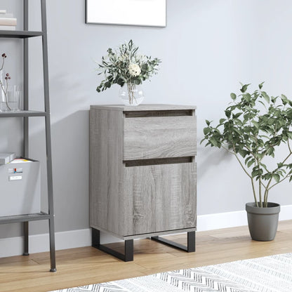 Credenza Grigio Sonoma 40x35x70 cm in Legno Multistrato - homemem39