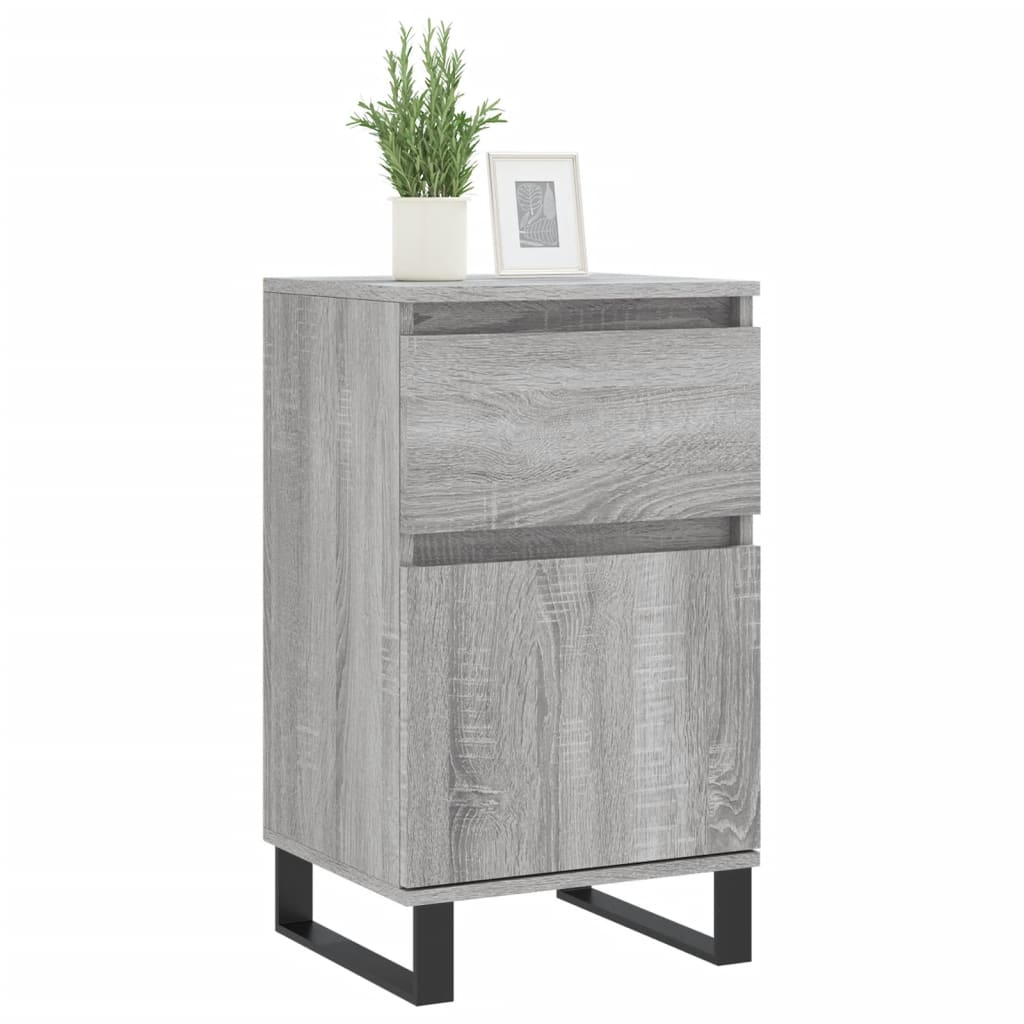 Credenze 2 pz Grigio Sonoma 40x35x70 cm in Legno Multistrato - homemem39