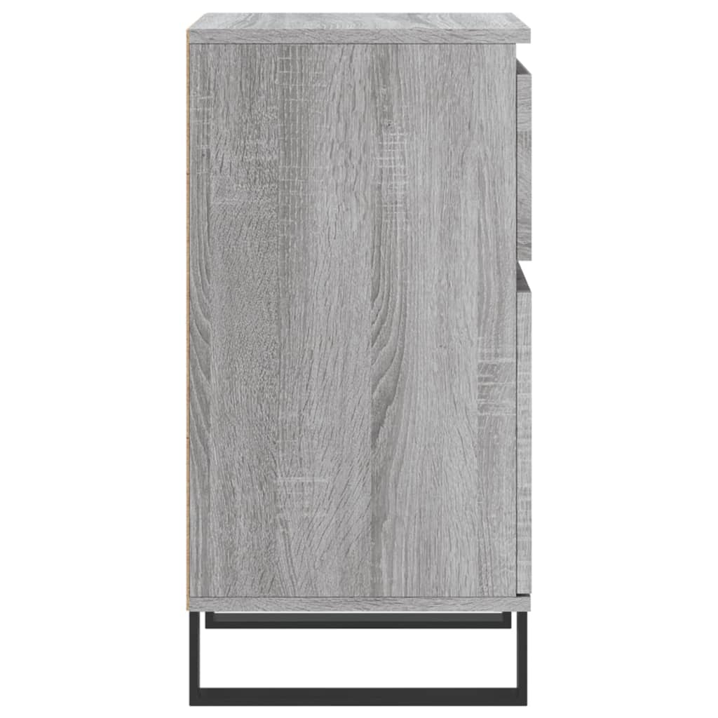 Credenze 2 pz Grigio Sonoma 40x35x70 cm in Legno Multistrato - homemem39