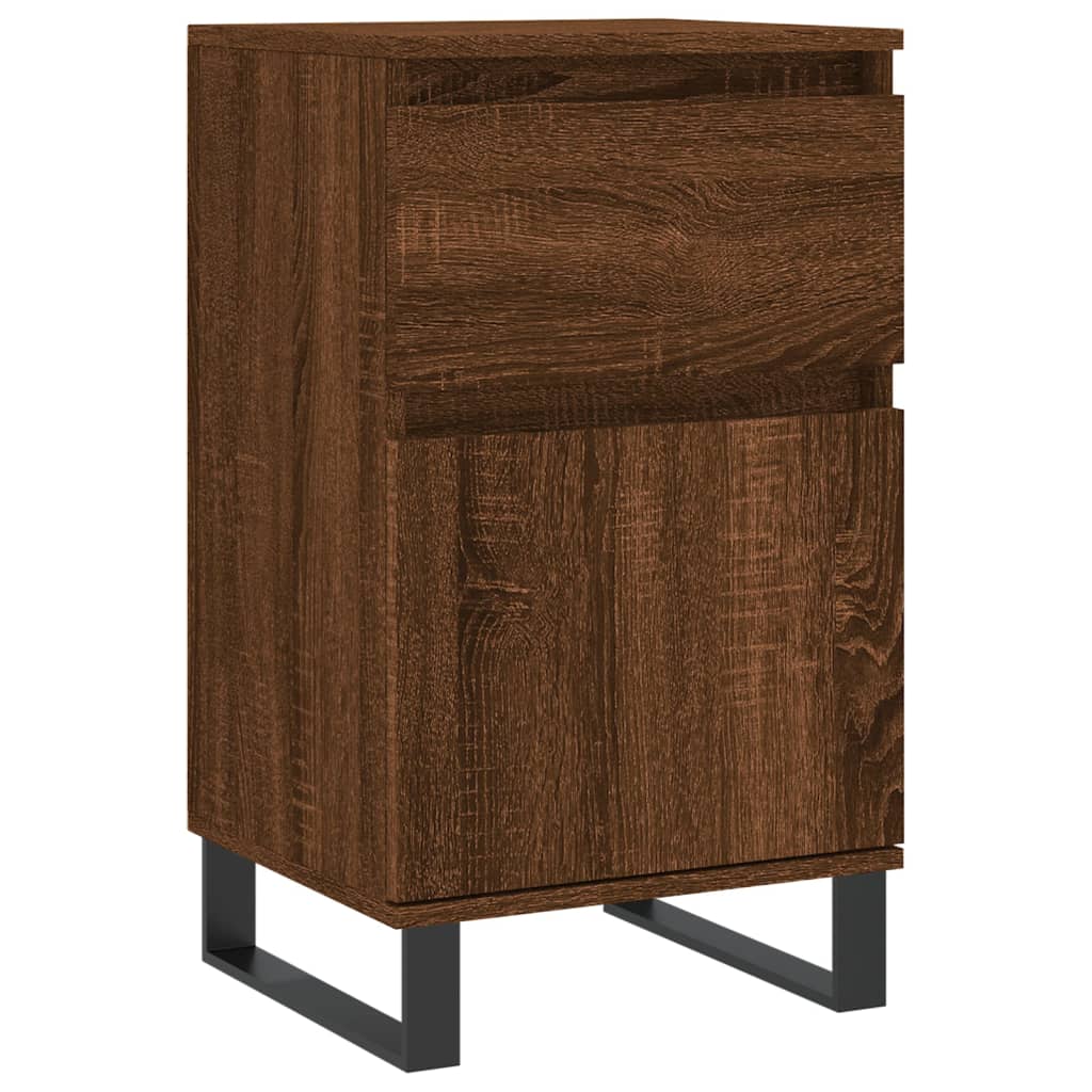 Credenza Rovere Marrone 40x35x70 cm in Legno Multistrato - homemem39