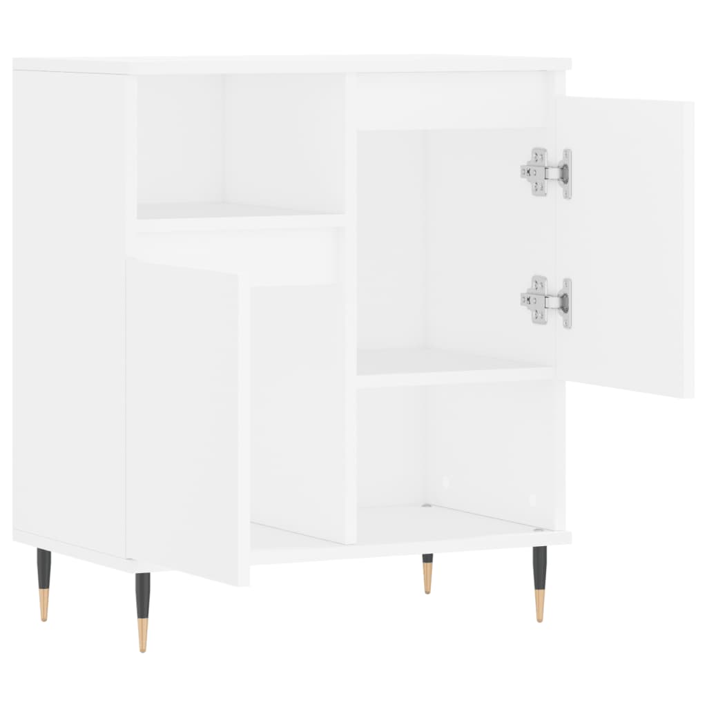 Credenza Bianca 60x35x70 cm in Legno Multistrato - homemem39