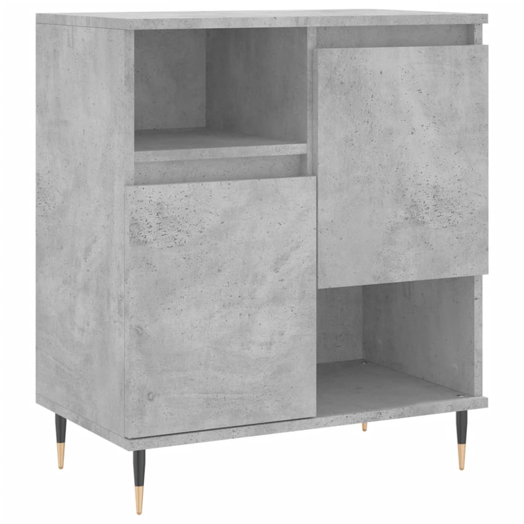 Credenza Grigio Cemento 60x35x70 cm in Legno Multistrato - homemem39