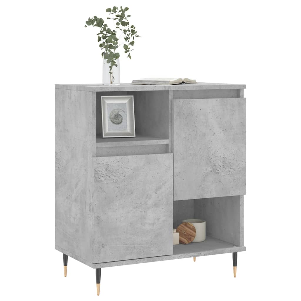 Credenza Grigio Cemento 60x35x70 cm in Legno Multistrato - homemem39