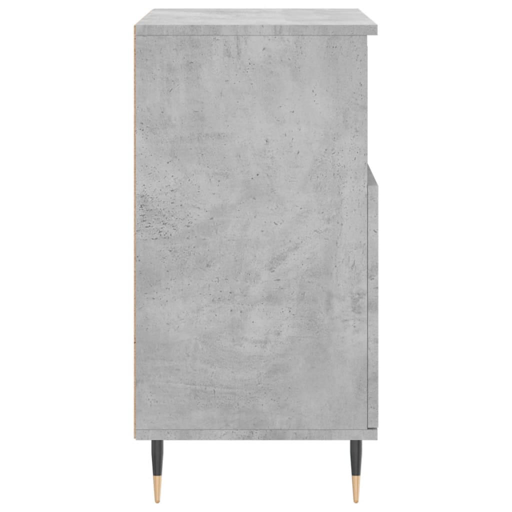 Credenza Grigio Cemento 60x35x70 cm in Legno Multistrato - homemem39