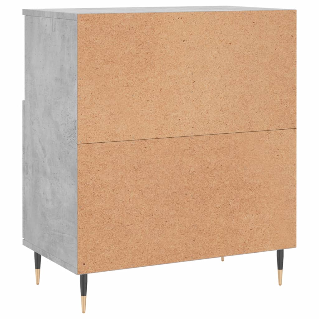 Credenza Grigio Cemento 60x35x70 cm in Legno Multistrato - homemem39