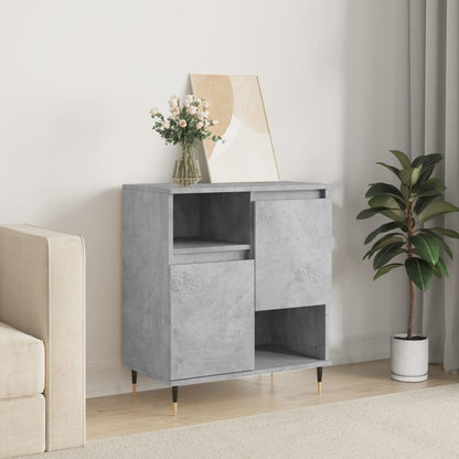 Credenza Grigio Cemento 60x35x70 cm in Legno Multistrato - homemem39