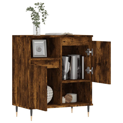 Credenza Rovere Fumo 60x35x70 cm in Legno Multistrato - homemem39