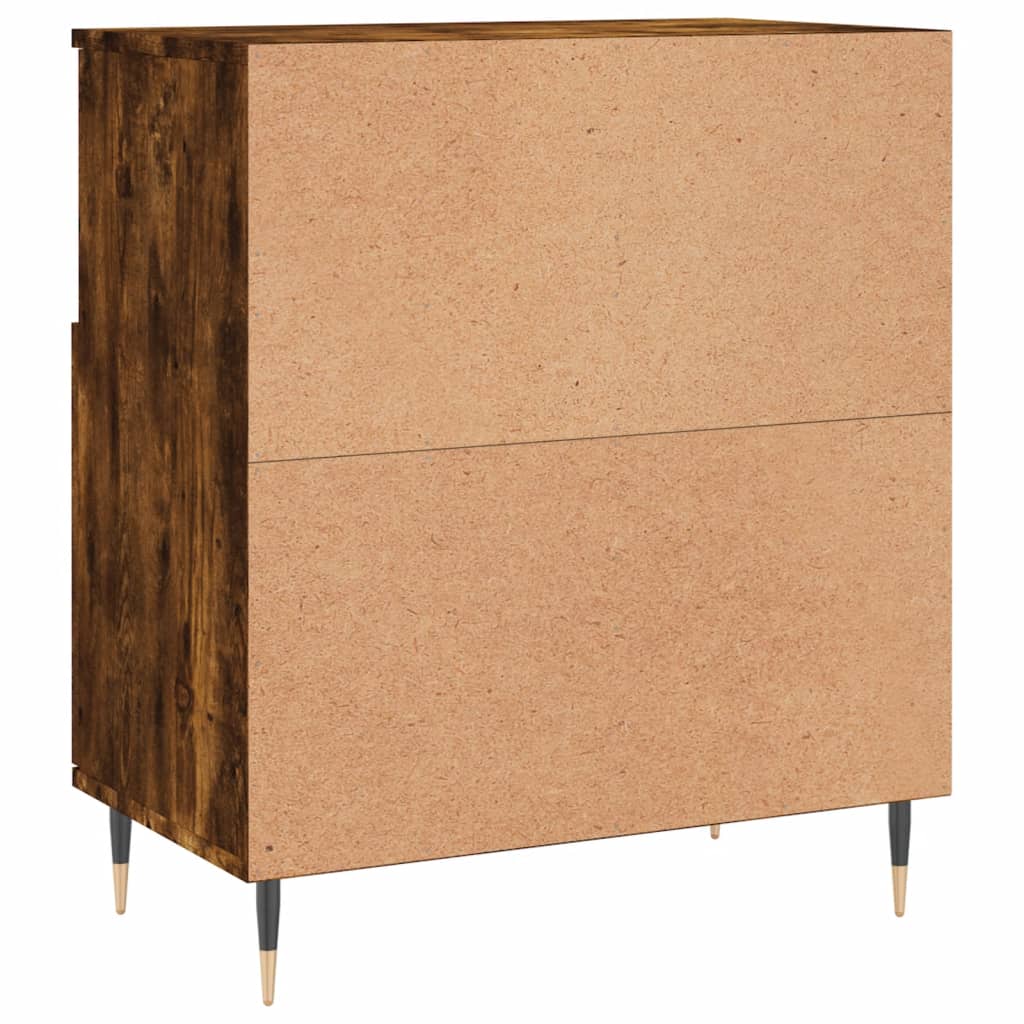 Credenza Rovere Fumo 60x35x70 cm in Legno Multistrato - homemem39