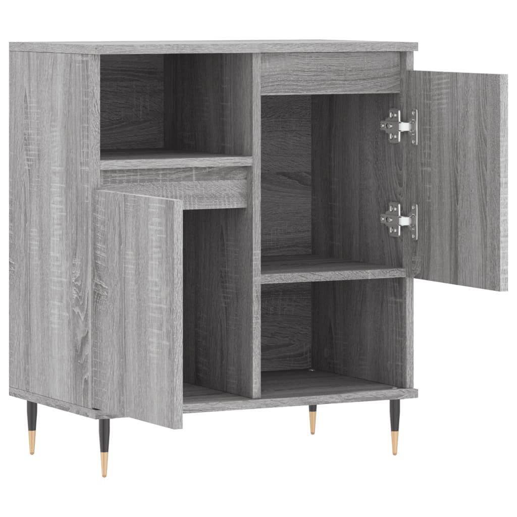 Credenza Grigio Sonoma 60x35x70 cm in Legno Multistrato - homemem39