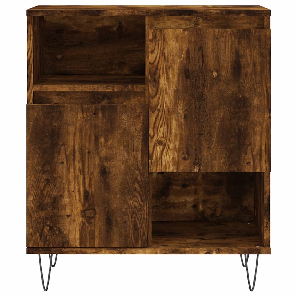 Credenza Rovere Fumo 60x35x70 cm in Legno Multistrato - homemem39