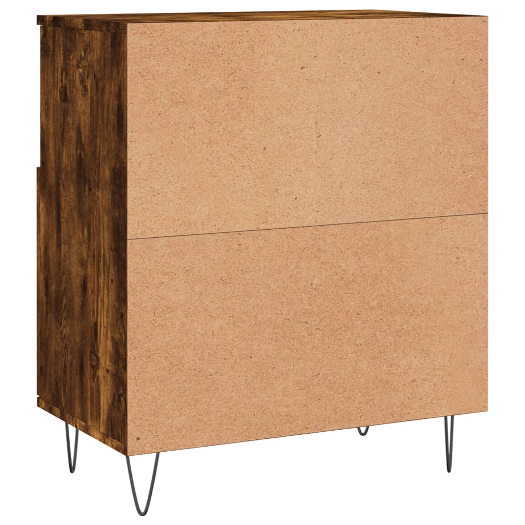 Credenza Rovere Fumo 60x35x70 cm in Legno Multistrato - homemem39