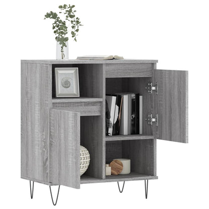 Credenza Grigio Sonoma 60x35x70 cm in Legno Multistrato - homemem39