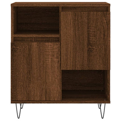 Credenza Rovere Marrone 60x35x70 cm in Legno Multistrato - homemem39