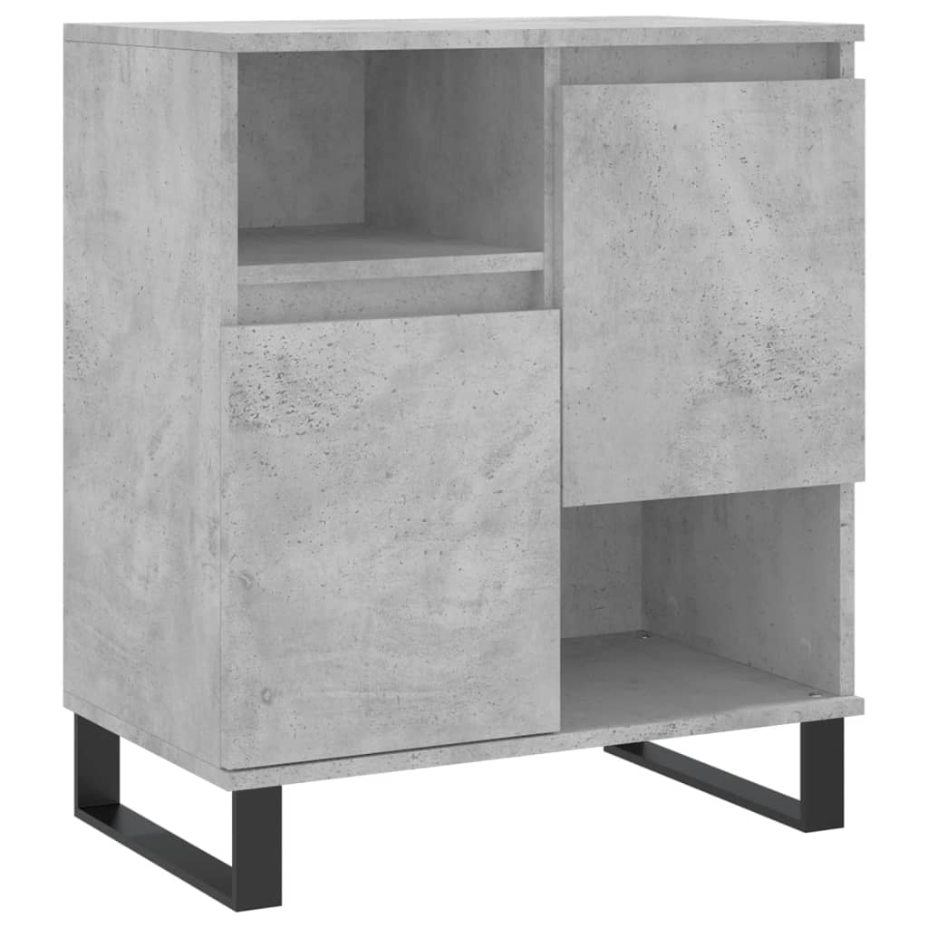 Credenza Grigio Cemento 60x35x70 cm in Legno Multistrato - homemem39