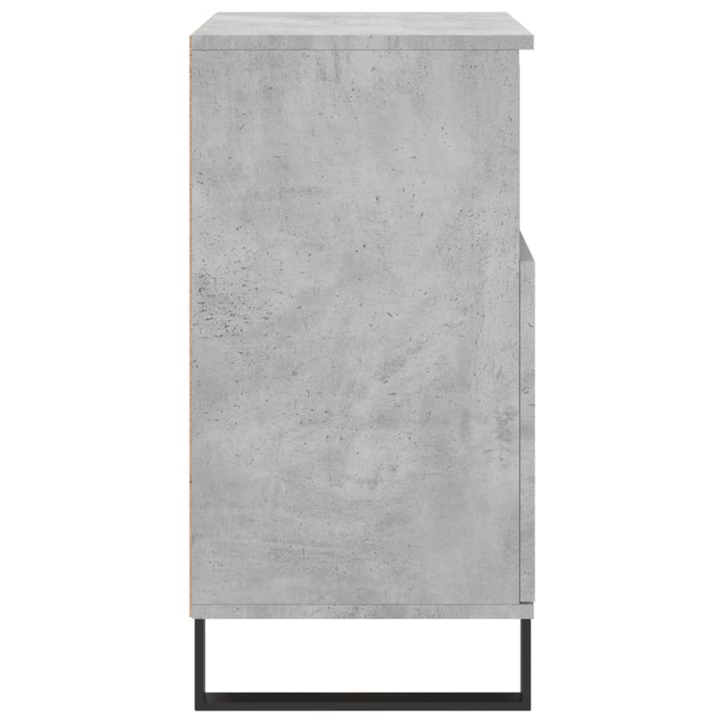 Credenza Grigio Cemento 60x35x70 cm in Legno Multistrato - homemem39