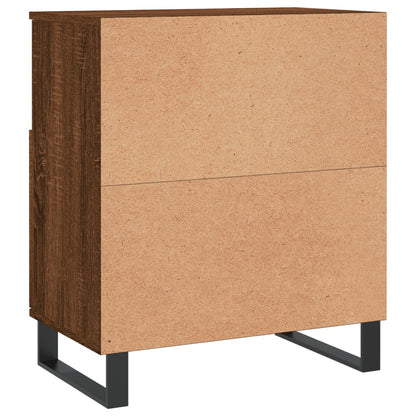 Credenza Rovere Marrone 60x35x70 cm in Legno Multistrato - homemem39