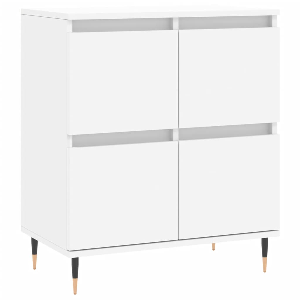 Credenza Bianca 60x35x70 cm in Legno Multistrato - homemem39