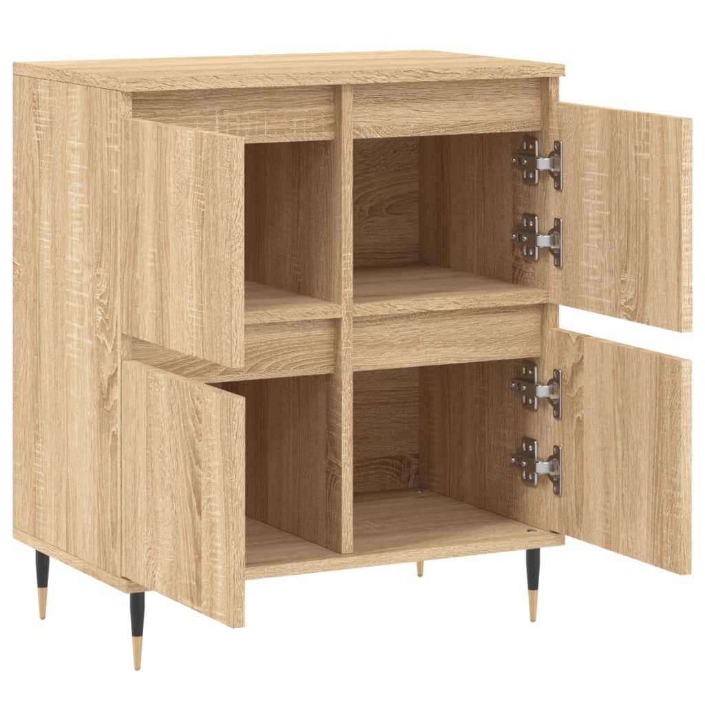 Credenza Rovere Sonoma 60x35x70 cm in Legno Multistrato - homemem39