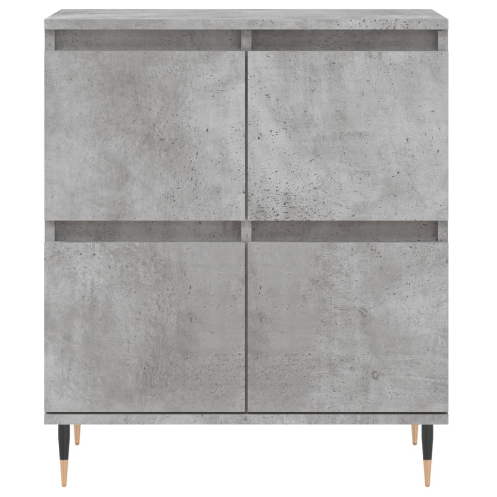 Credenza Grigio Cemento 60x35x70 cm in Legno Multistrato - homemem39