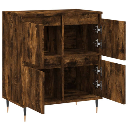 Credenza Rovere Fumo 60x35x70 cm in Legno Multistrato - homemem39