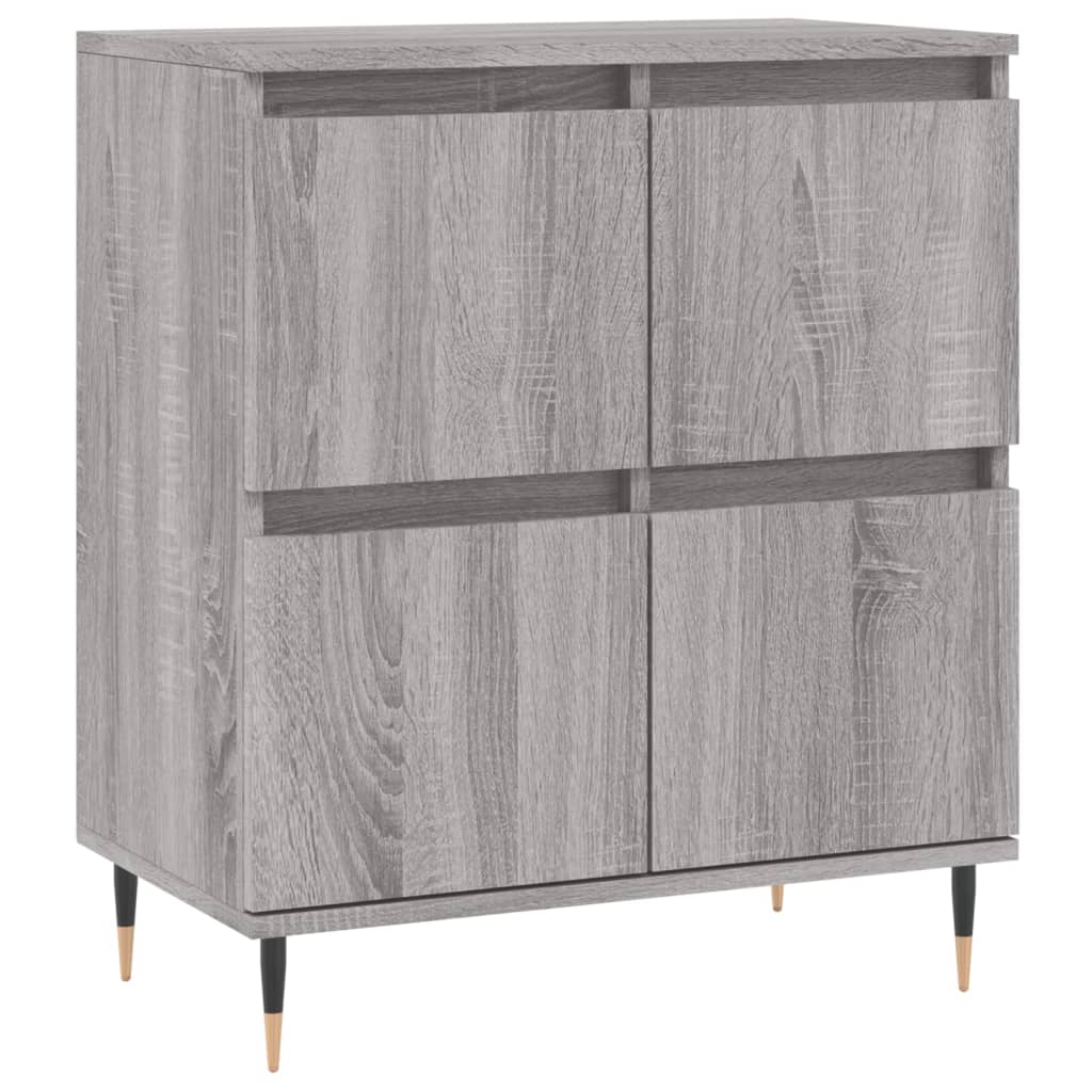 Credenza Grigio Sonoma 60x35x70 cm in Legno Multistrato - homemem39