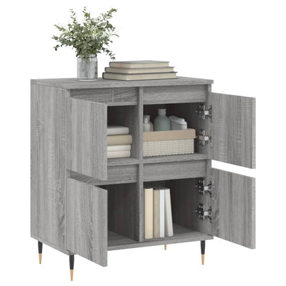 Credenza Grigio Sonoma 60x35x70 cm in Legno Multistrato - homemem39