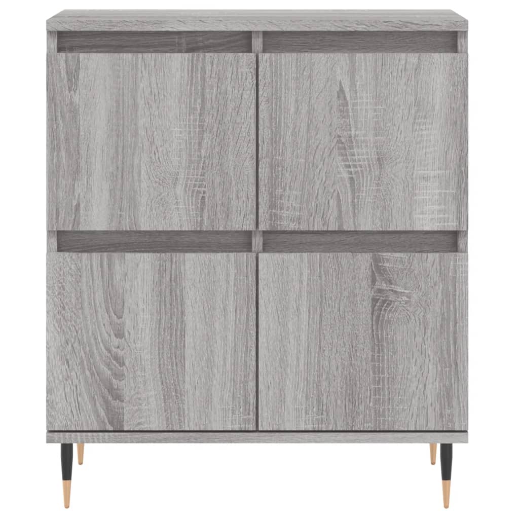 Credenza Grigio Sonoma 60x35x70 cm in Legno Multistrato - homemem39