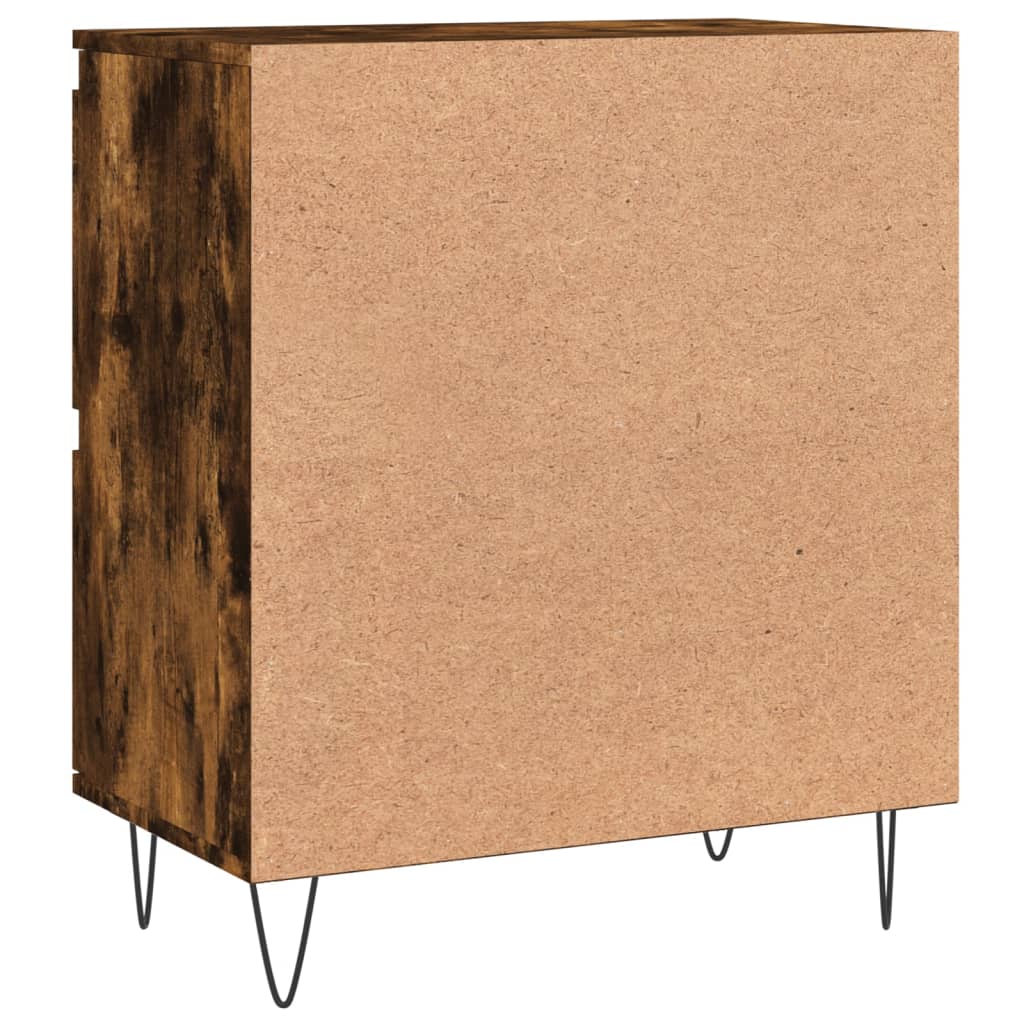 Credenza Rovere Fumo 60x35x70 cm in Legno Multistrato - homemem39