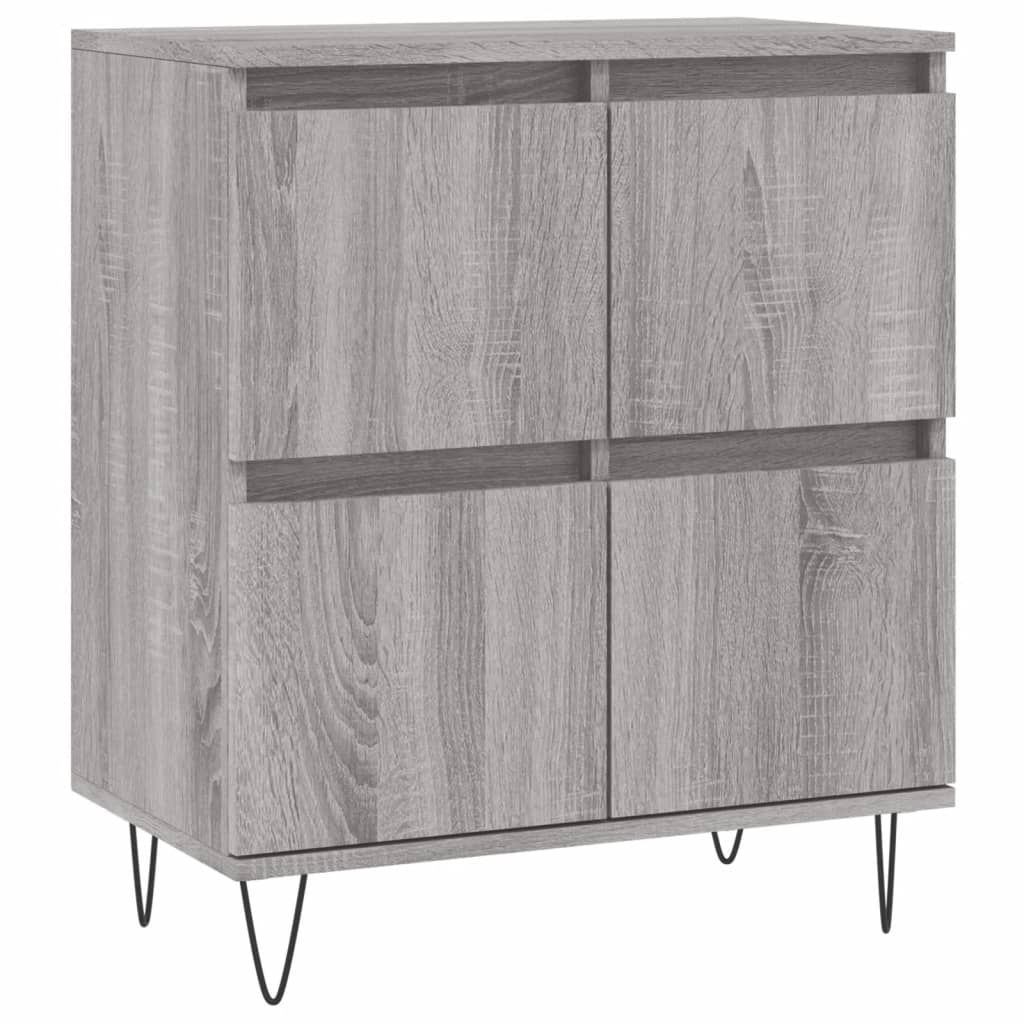 Credenza Grigio Sonoma 60x35x70 cm in Legno Multistrato - homemem39