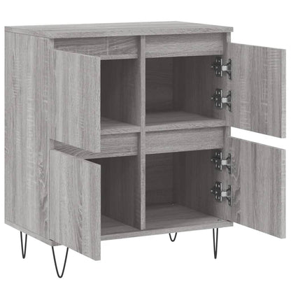 Credenza Grigio Sonoma 60x35x70 cm in Legno Multistrato - homemem39