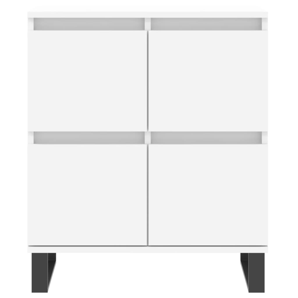 Credenza Bianca 60x35x70 cm in Legno Multistrato - homemem39