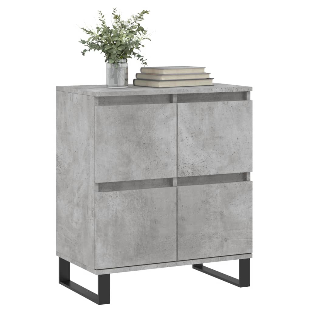 Credenza Grigio Cemento 60x35x70 cm in Legno Multistrato - homemem39