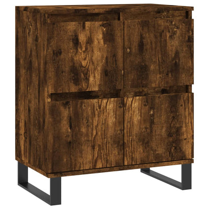 Credenza Rovere Fumo 60x35x70 cm in Legno Multistrato - homemem39