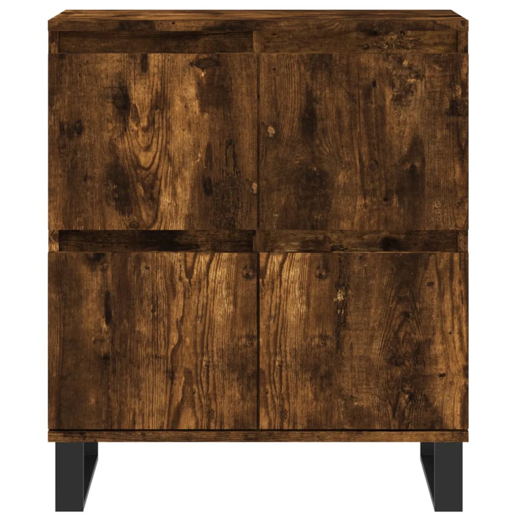 Credenza Rovere Fumo 60x35x70 cm in Legno Multistrato - homemem39