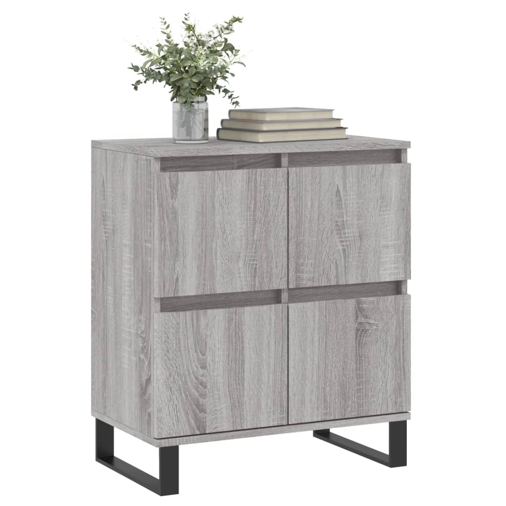 Credenza Grigio Sonoma 60x35x70 cm in Legno Multistrato - homemem39