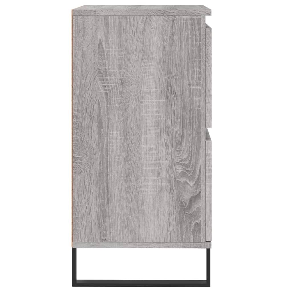 Credenza Grigio Sonoma 60x35x70 cm in Legno Multistrato - homemem39